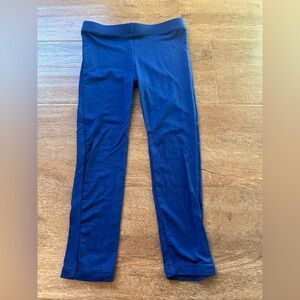 Kids' Stretchy Blue Leggings with Comfort Waistband